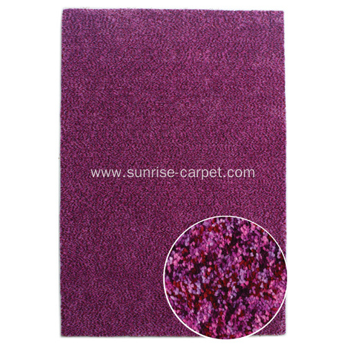 Microfiber with Space Dyed yarn Shaggy Rug